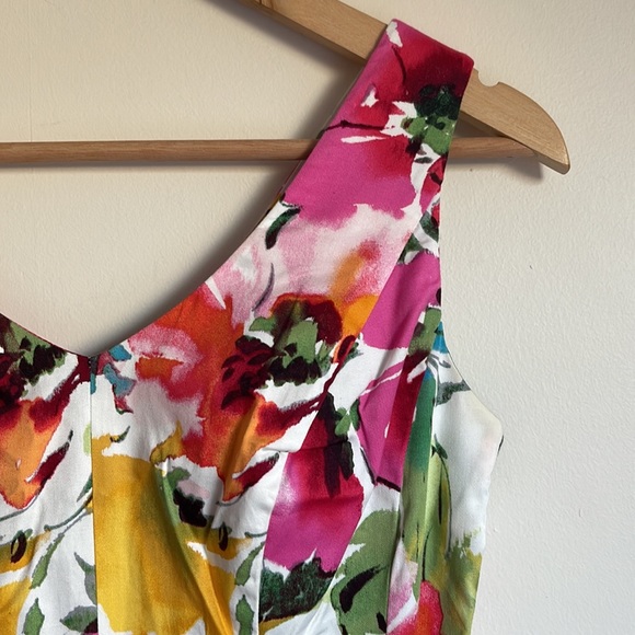 LAUREN BY RALPH LAUREN | Floral fit and flare dress - Picture 4 of 11